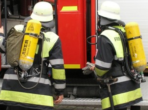 Nebelsystem Einbrecher Feuerwehreinsatz Feuerwehralarm Einbrecher Vernebelung