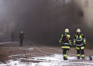 Burning Factory My first interior attack at the Dachau Fire Department: a fire in the basement of a factory (Picture: KFV Dachau)