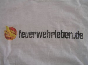 Altes Feuerwehr-Shirt Das feuerwehrleben.de Shirt hat ausgedient