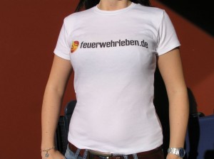 Feuerwehr-Shirt Frauen Das feuerwehrleben.de Girlie Shirt für die Frauen