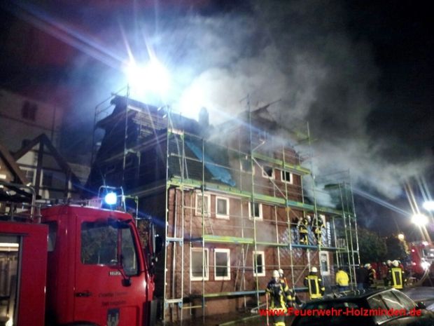 Brand Fachwerkhaus Holzminden