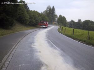 Ölspur - Aufgabe der Feuerwehr?