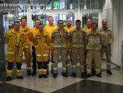 Teamfoto von @fire am Münchner Flughafen (Quelle: Irakli West)