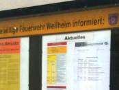 Infokasten Freiwillige Feuerwehr