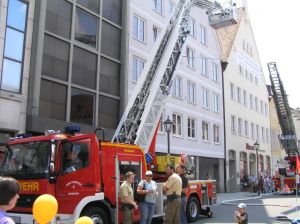 Drehleiter Memmingen Feuerwehr