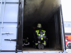 Das Training in holzbefeuerten Container hat viel zur Aufklärung beigetragen