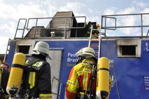 Klein aber oho, der gasbefeuerte Container hatte es in sich