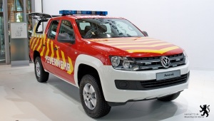 IAA Nutzfahrzeuge 2012 - Volkswagen Amarok Vorauslöschfahrzeug