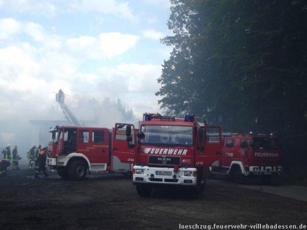 Brand Sägewerk