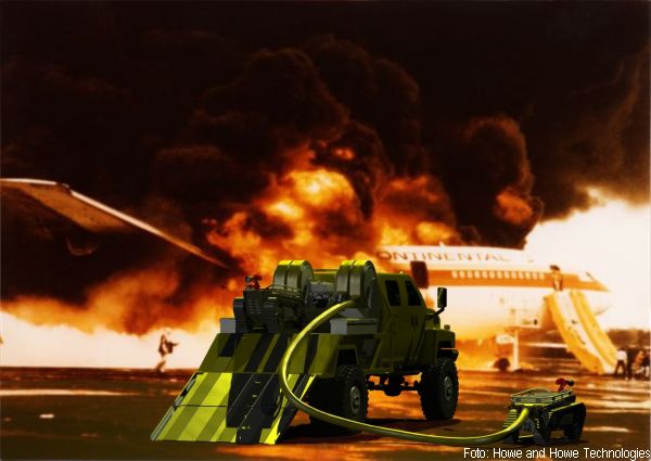 Feuerwehr Löschroboter