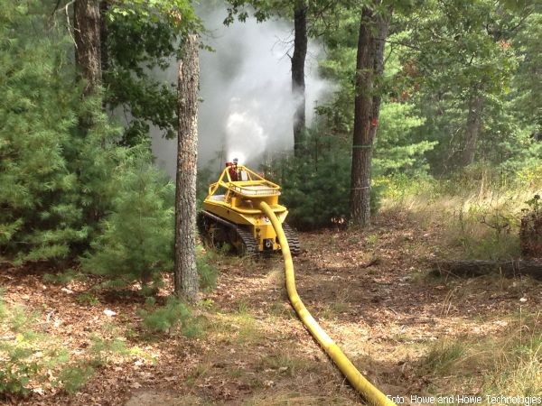 Feuerwehr Löschroboter