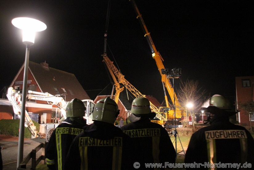 Feuerwehr Kranunfall