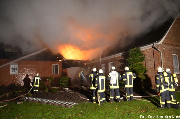 Großbrand Bauernhof