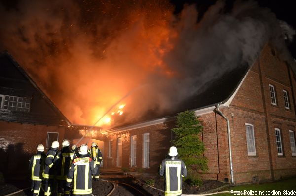 Großbrand Bauernhof