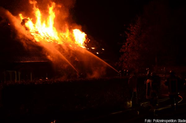 Großbrand Bauernhof