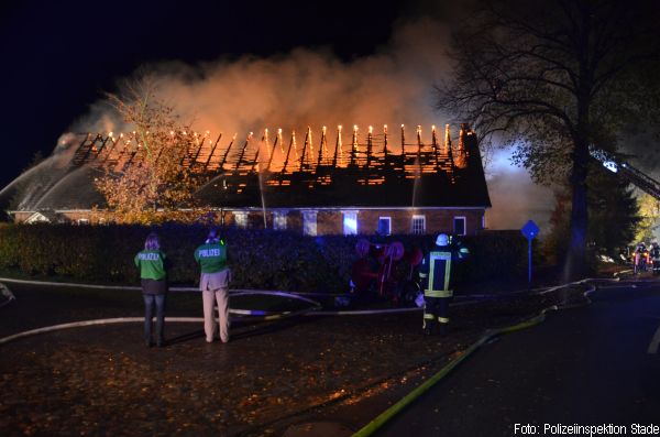Großbrand Bauernhof