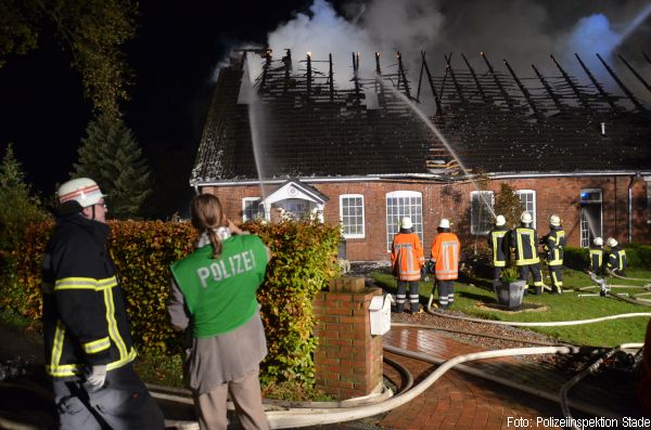 Großbrand Bauernhof