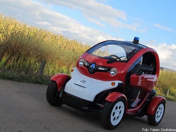 Feuerwehr Elektroauto Twizy