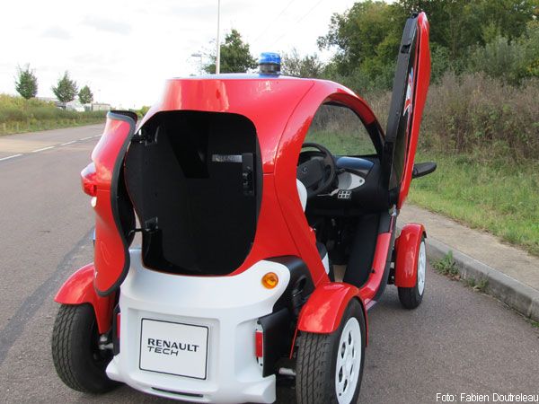 Feuerwehr Elektroauto Twizy