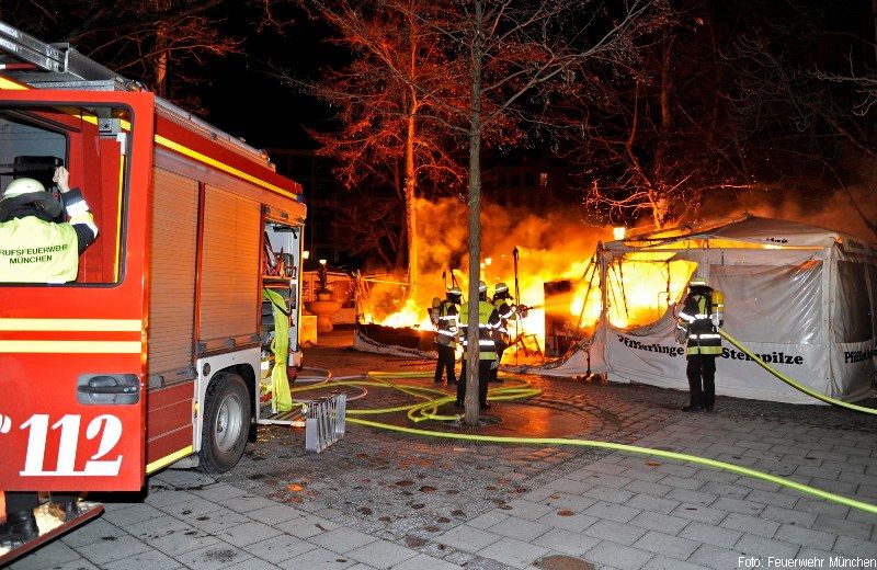 Feuer Viktualienmarkt