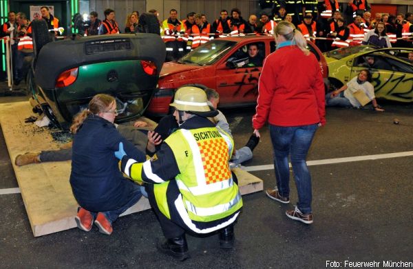 Feuerwehr Tunnelübung