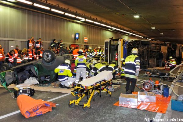 Feuerwehr Tunnelübung