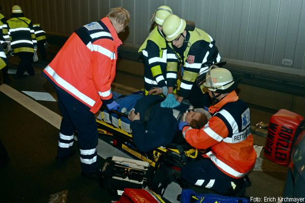 Feuerwehr Tunnelübung