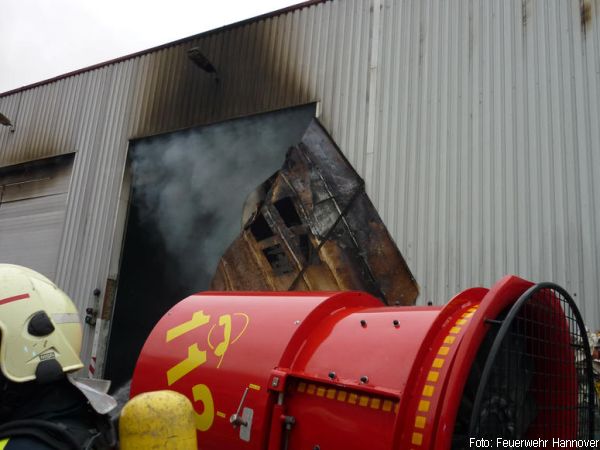 Großbrand Hannover