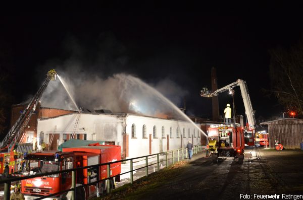 Großbrand Druckerei Ratingen