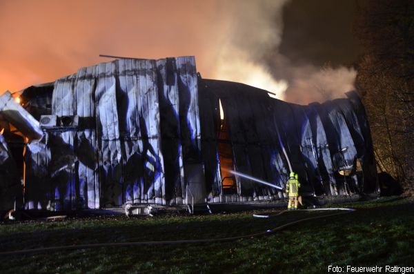 Großbrand Druckerei Ratingen
