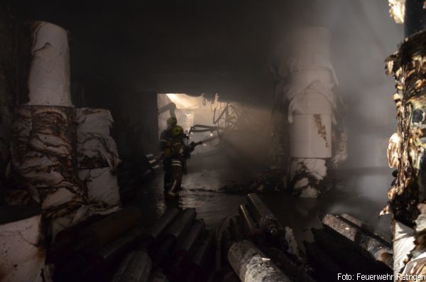 Großbrand Druckerei Ratingen