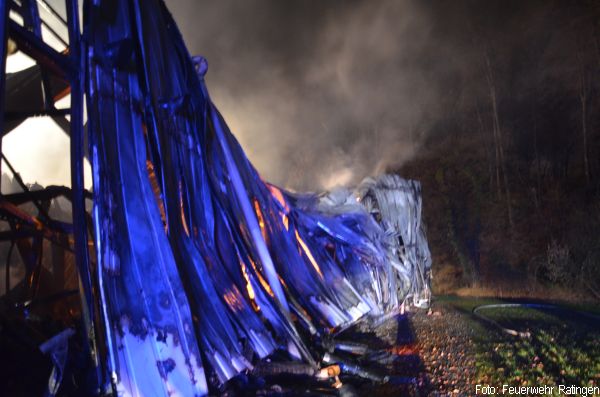 Großbrand Druckerei Ratingen