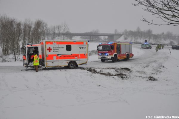 Unfall Intensivtransportwagen