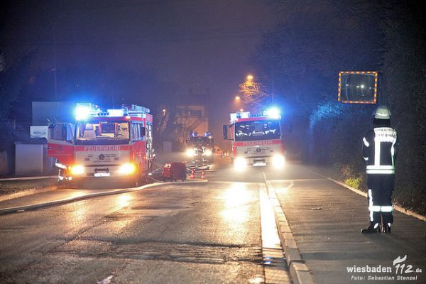 Großbrand Entsorgungsbetrieb