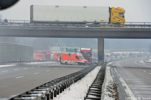 Gefahrguteinsatz Autobahn