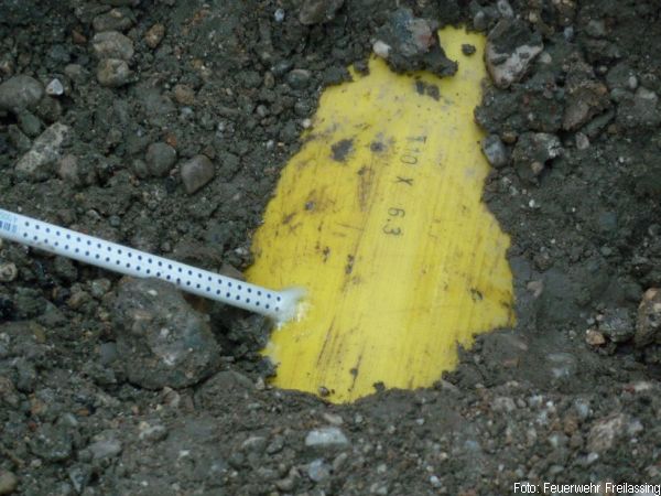 Gasleitung defekt Feuerwehr