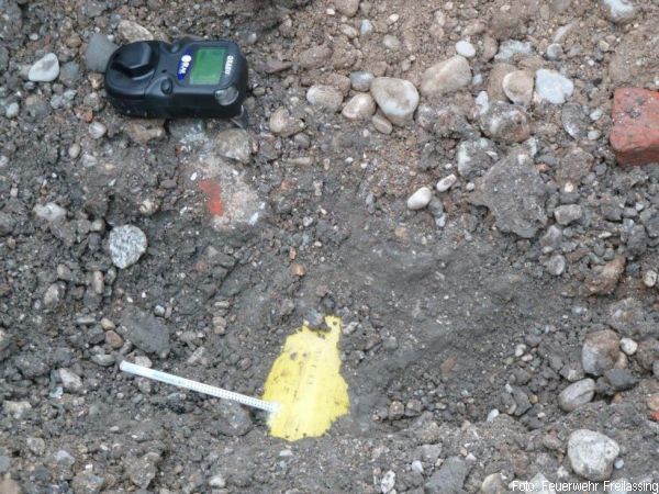 Gasleitung defekt Feuerwehr