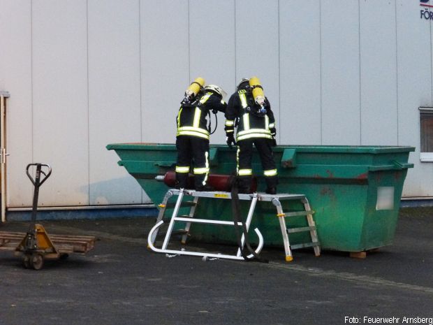 Acetylen Gefahrguteinsatz Herdringen