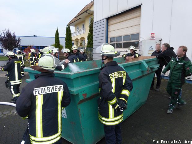 Acetylen Gefahrguteinsatz Herdringen