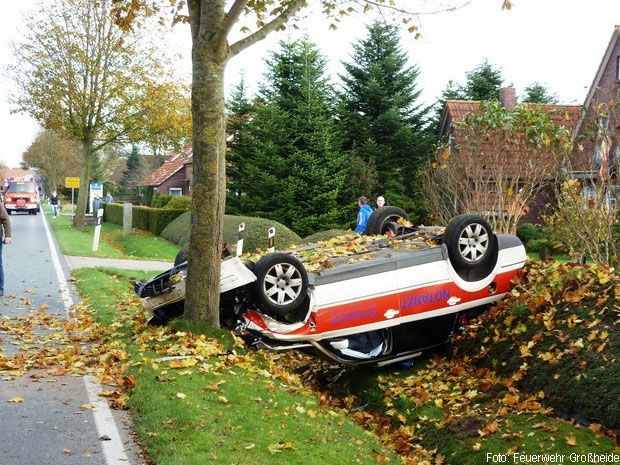 Blaulichtunfall Feuerwehr