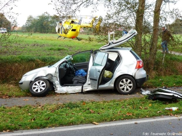 Blaulichtunfall Feuerwehr