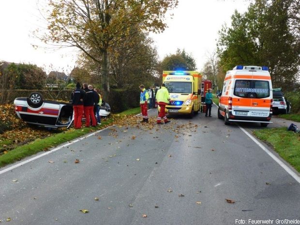 Blaulichtunfall Feuerwehr
