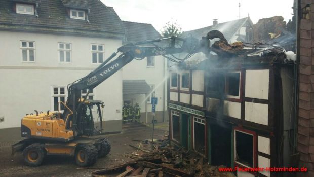 Brand Fachwerkhaus Holzminden