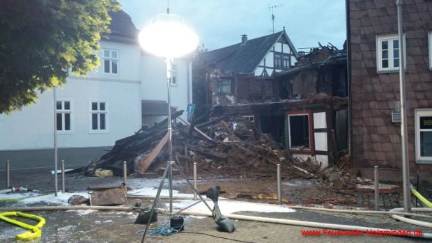 Brand Fachwerkhaus Holzminden