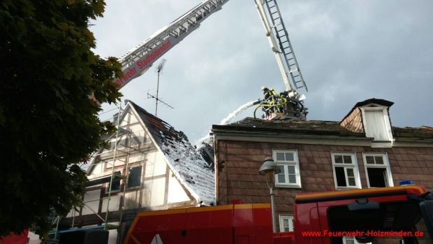 Brand Fachwerkhaus Holzminden