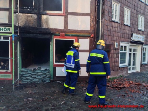 Brand Fachwerkhaus Holzminden
