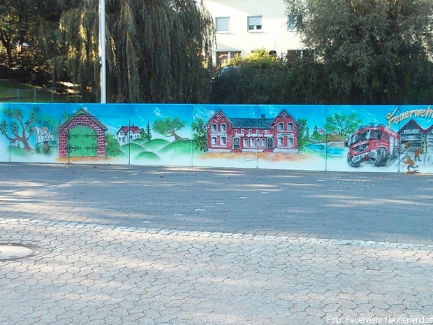Feuerwehr Graffiti