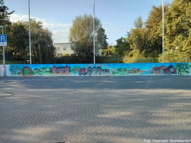 Feuerwehr Graffiti