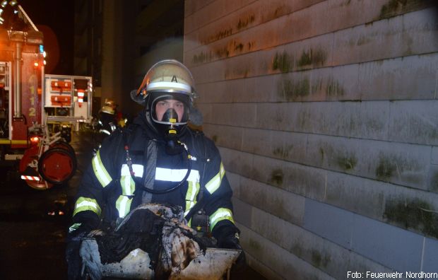 Kellerbrand Containerbrand Nordhorn
