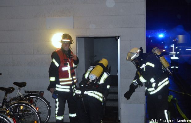Kellerbrand Containerbrand Nordhorn
